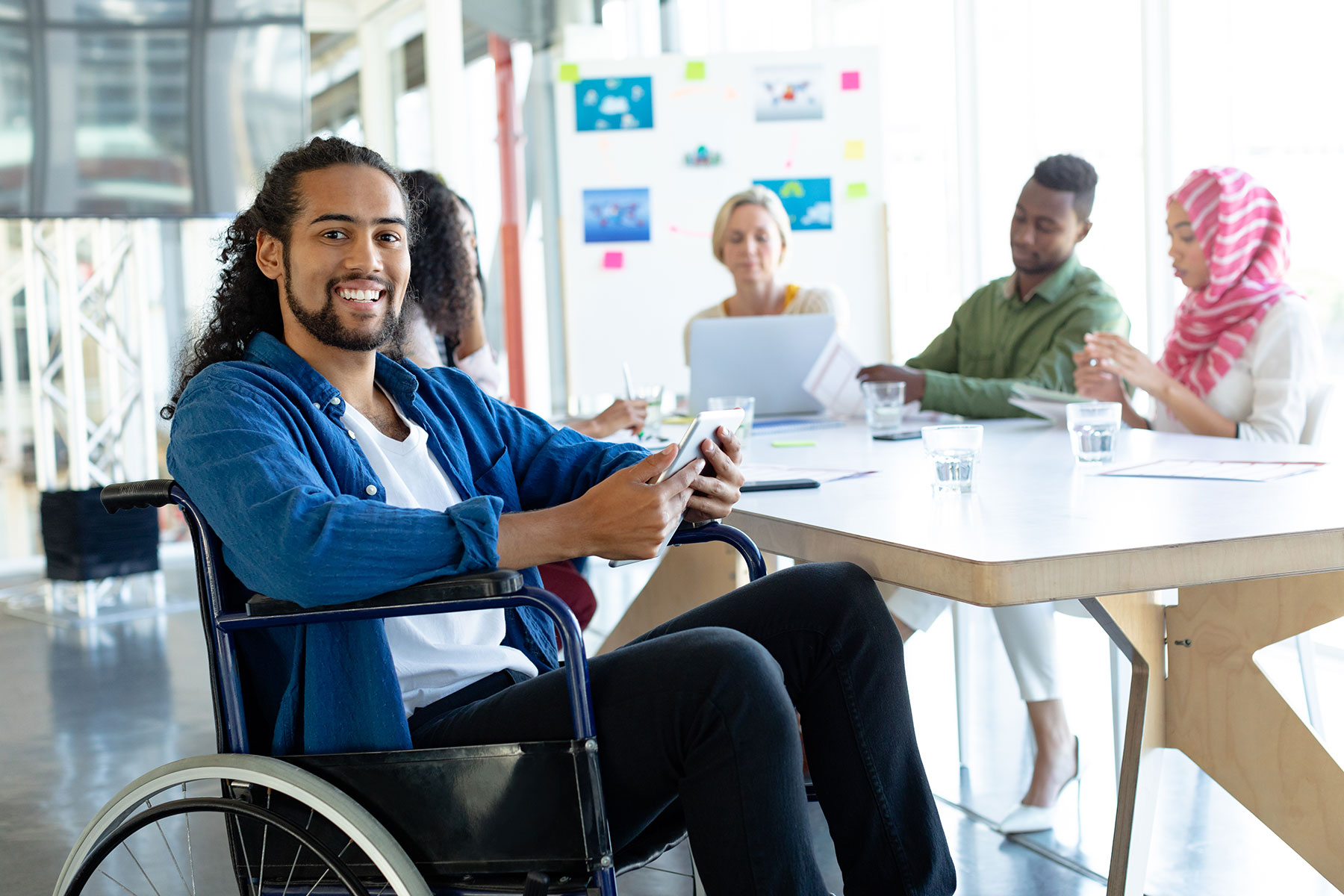Caring support worker